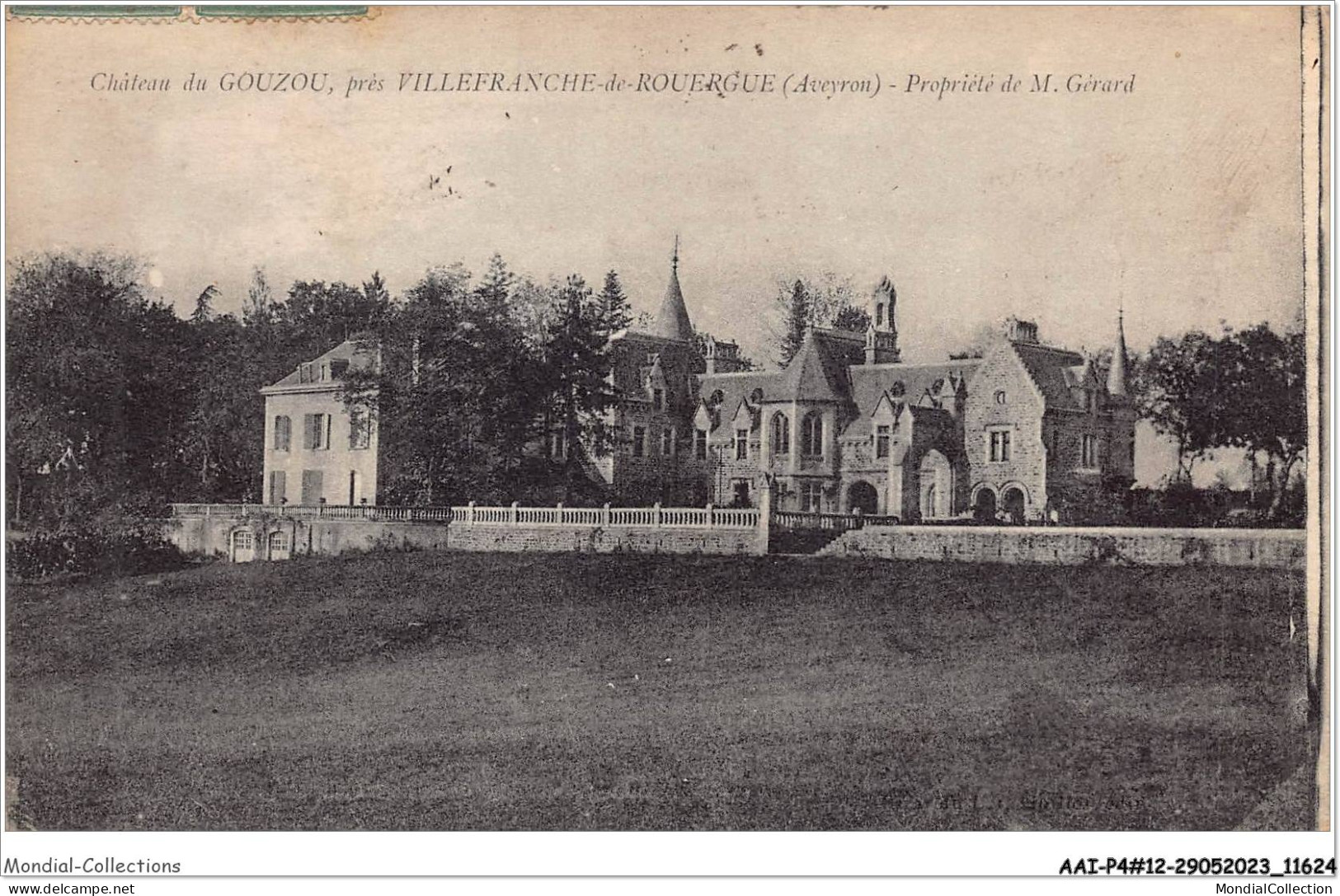 AAIP4-12-0339 - VILLEFRANCHE-DE-ROUERGUE - Chateau Du Gouzou - Villefranche De Rouergue