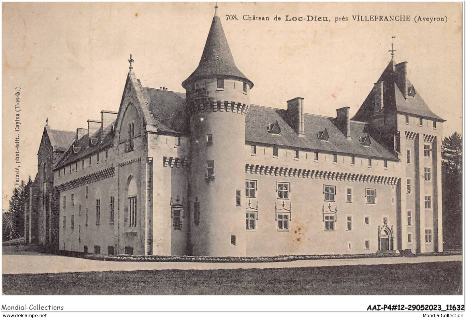 AAIP4-12-0343 - VILLEFRANCHE-DE-ROUERGUE - Chateau De Loc Dieu - Villefranche De Rouergue