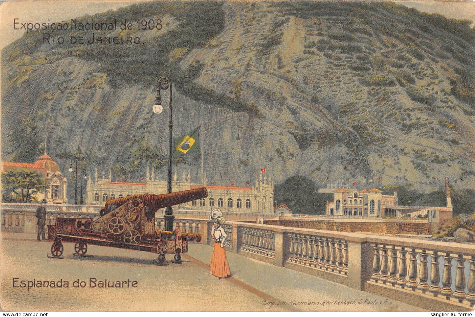 CPA BRESIL / EXPOSICAO NACIONAL DE 1908 / RIO DE JANEIRO / ESPLANADA DO BALUARTE - Andere