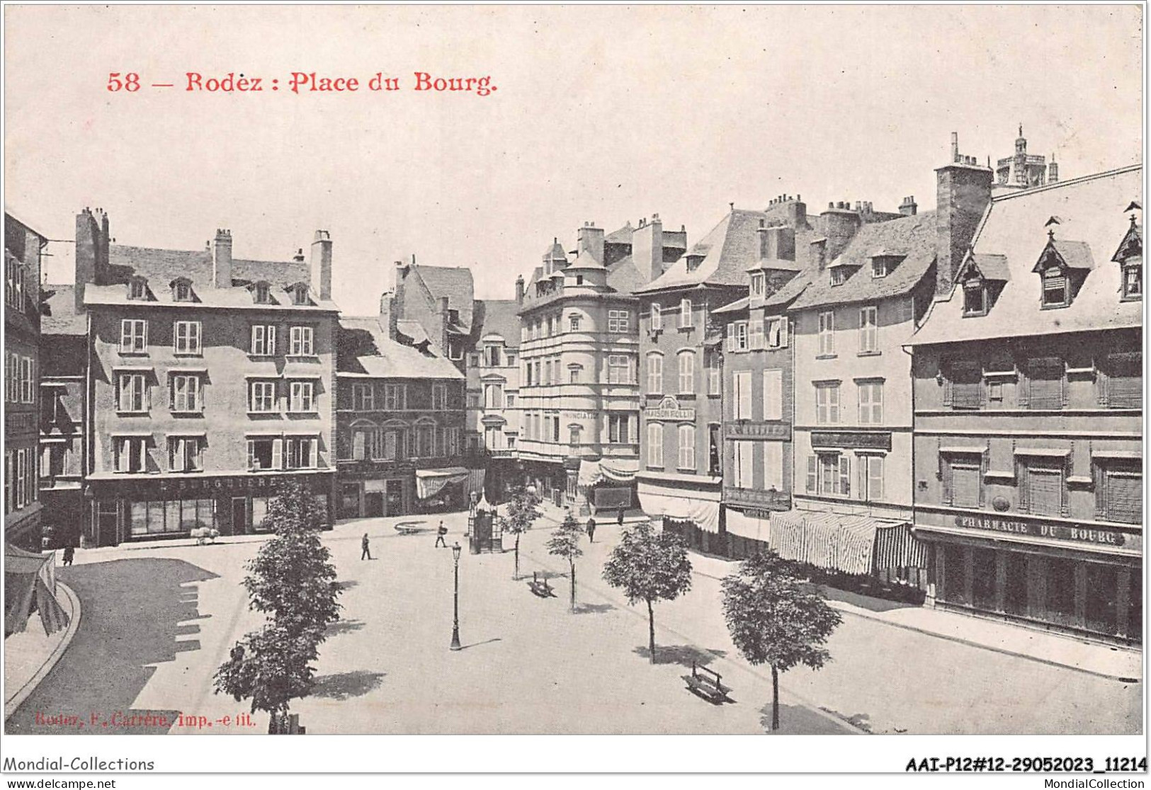 AAIP2-12-0133 - RODEZ - Place Du Bourg - Rodez