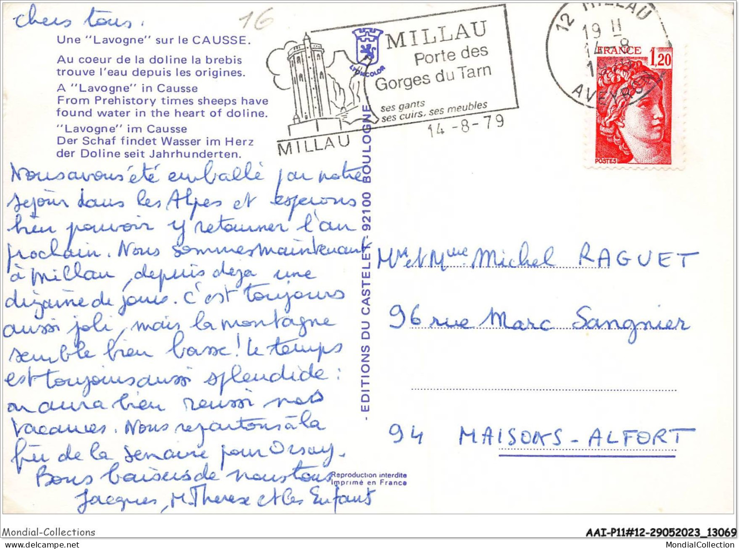 AAIP11-12-01056 - MILLAU - Une Lavogne Sur Le Causse - Millau
