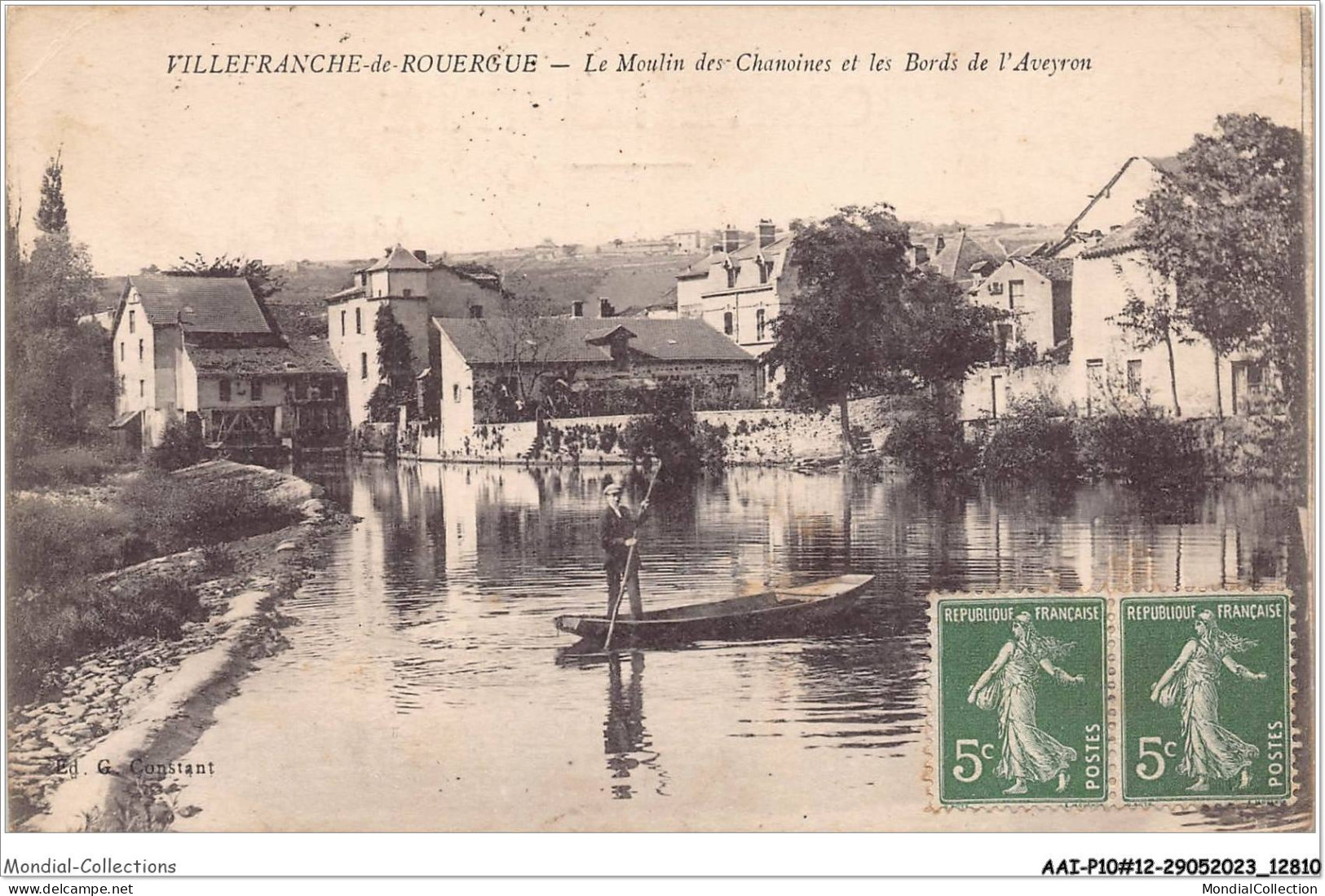 AAIP10-12-0930 - VILLEFRANCHE-DE-ROUERGUE - Le Moulin Des Chamoines Et Les Bords De L'Aveyron - Villefranche De Rouergue