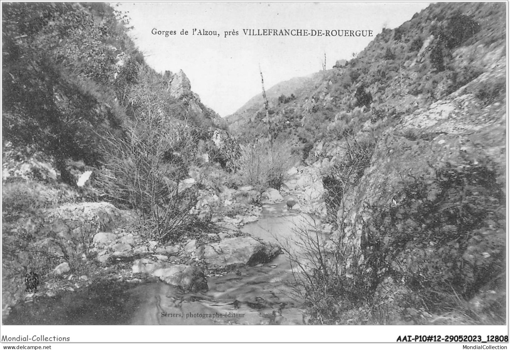 AAIP10-12-0929 - VILLEFRANCHE-DE-ROUERGUE - Gorges De L'Alzou - Villefranche De Rouergue