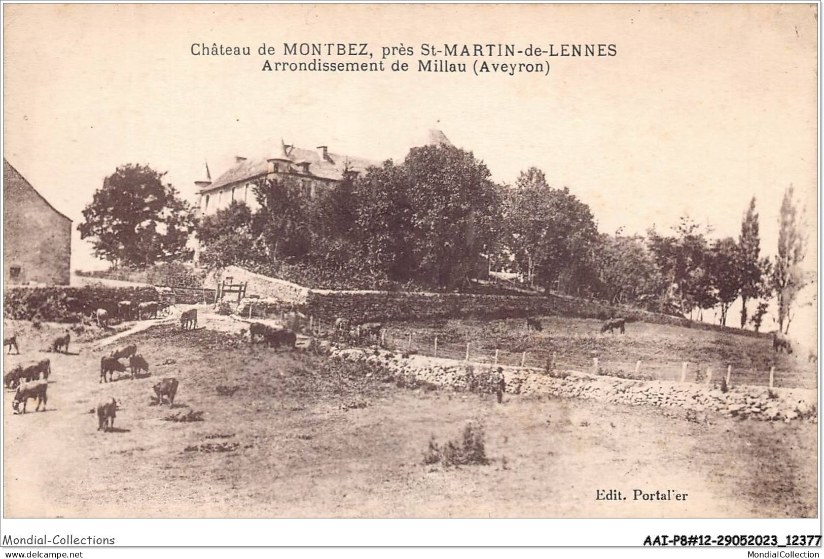 AAIP8-12-0717 - MILLAU - Chateau Montbez-St Martin De Lennes - Millau
