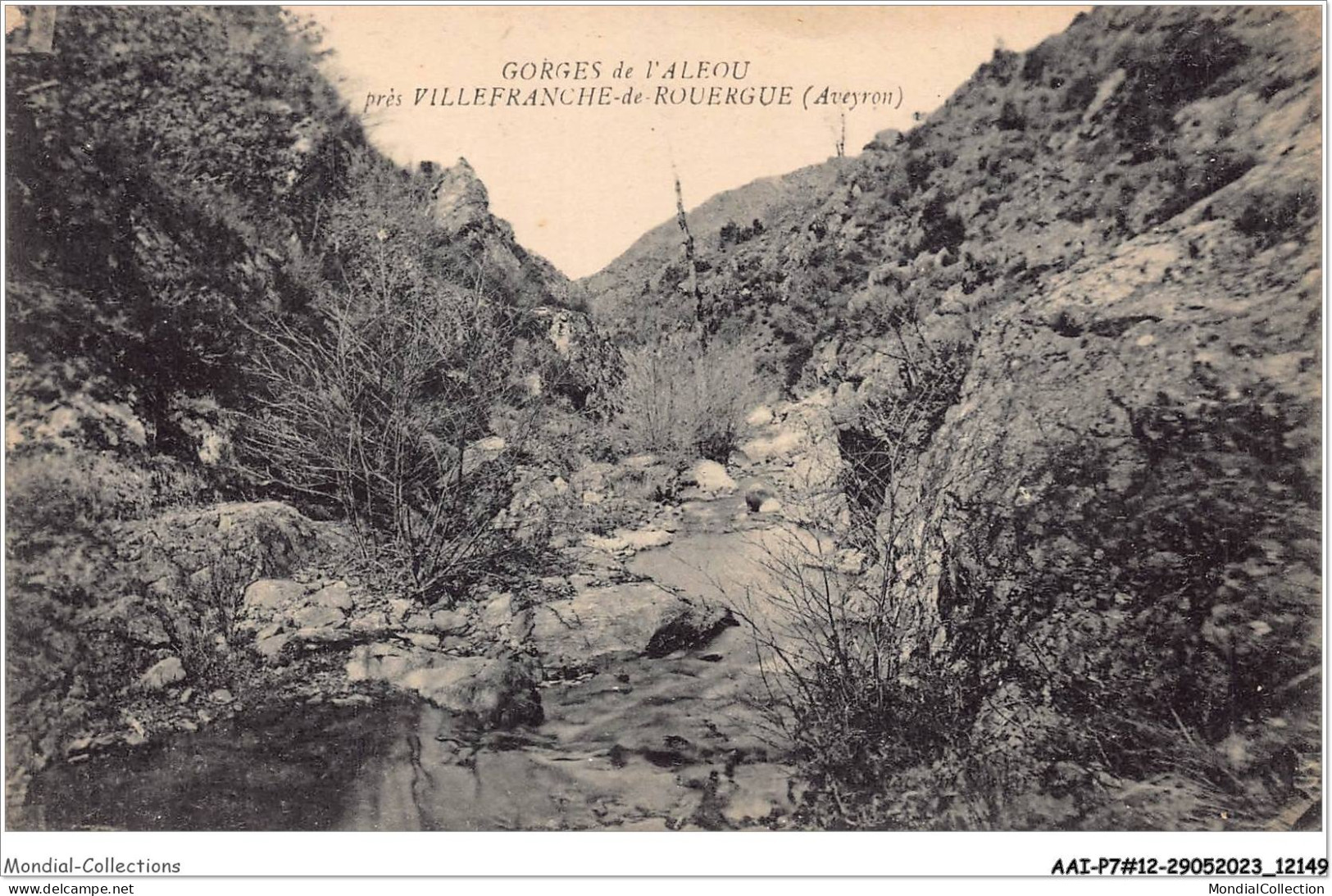 AAIP7-12-0603 - VILLEFRANCHE-DE-ROUERGUE - Gorges De L'Aleou - Villefranche De Rouergue