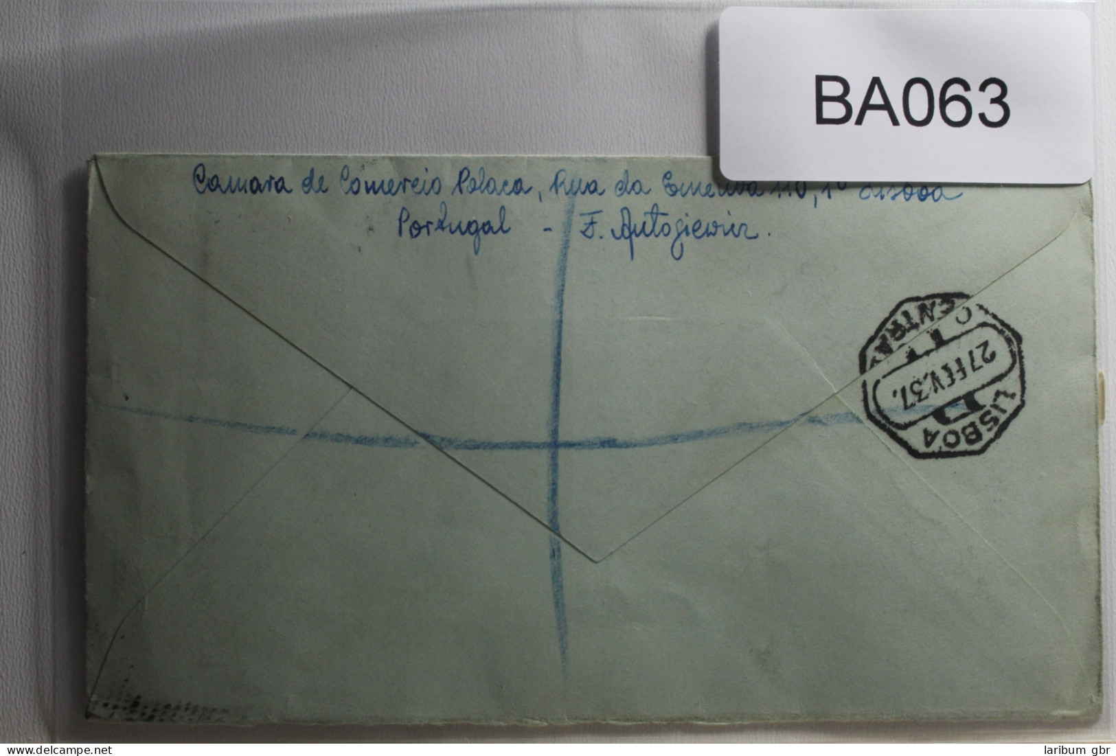 Portgual Auf Brief Als Mischfrankatur Gelaufen #BA063 - Autres & Non Classés