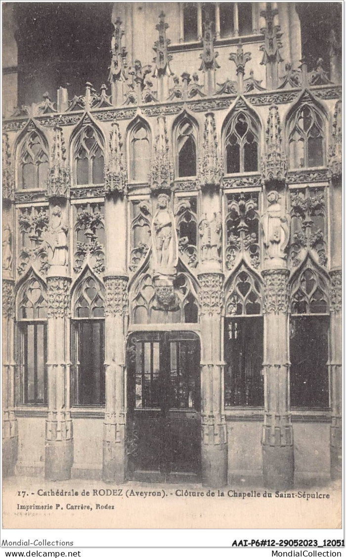 AAIP6-12-0554 - RODEZ - Cloture De La Chapelle Du Saint Sepulcre - Rodez