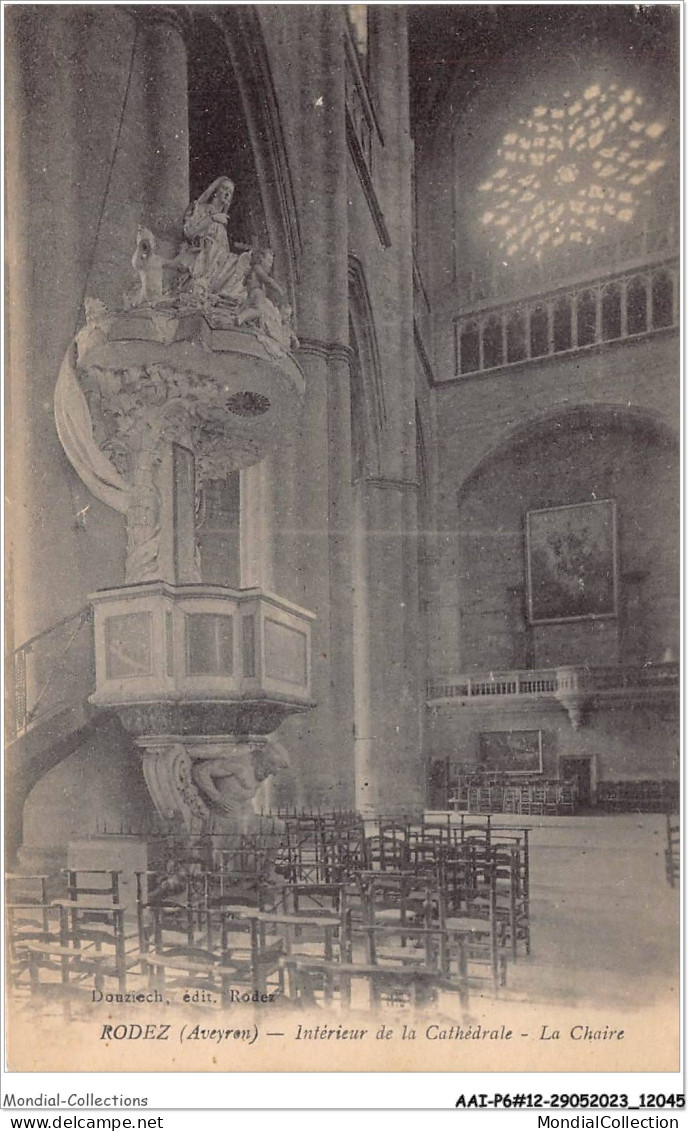 AAIP6-12-0551 - RODEZ - Interieur De La Cathedrale-La Chaire - Rodez