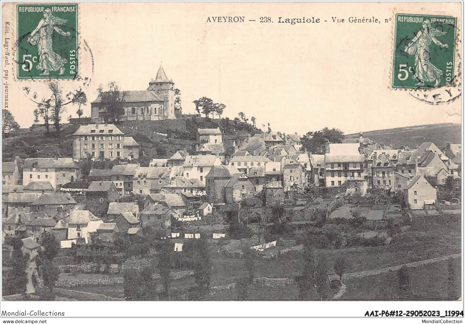AAIP6-12-0525 - LAGUIOLE - Vue Generale  - Laguiole