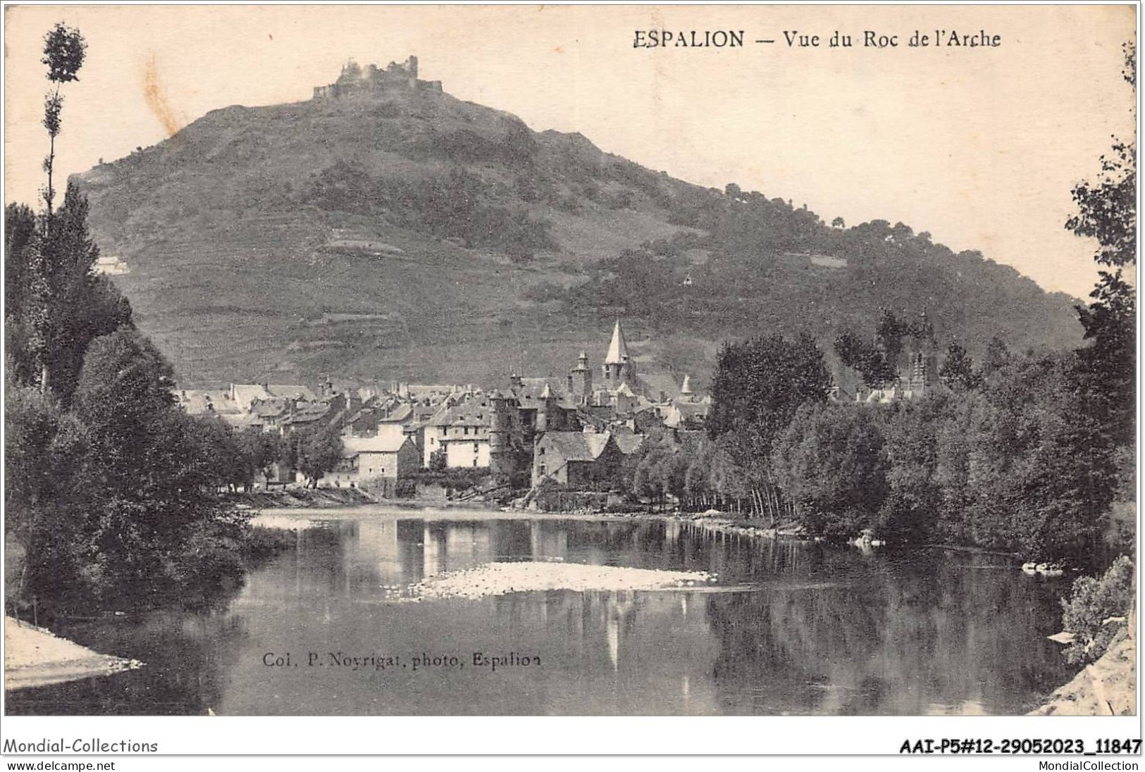 AAIP5-12-0451 - ESPALION - Vue Du Roc De L'Arche  - Espalion