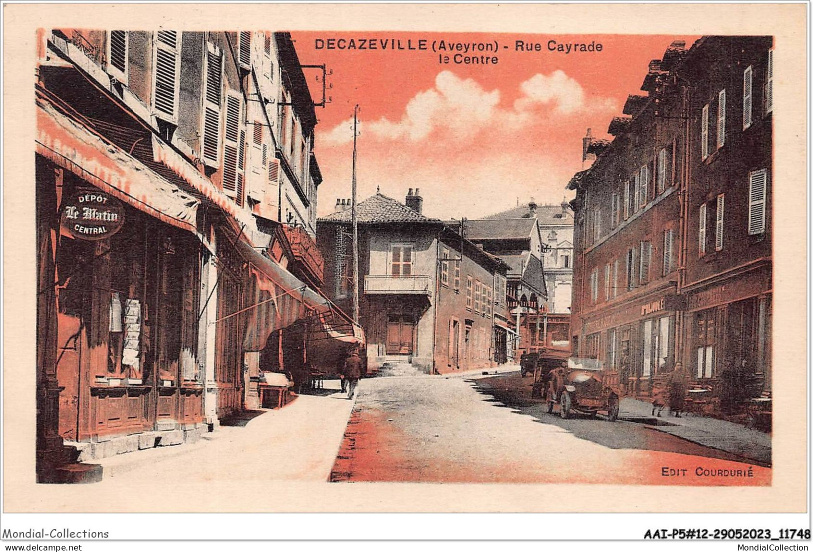 AAIP5-12-0401 - DECAZEVILLE - Rue Cayrade Le Centre  - Decazeville