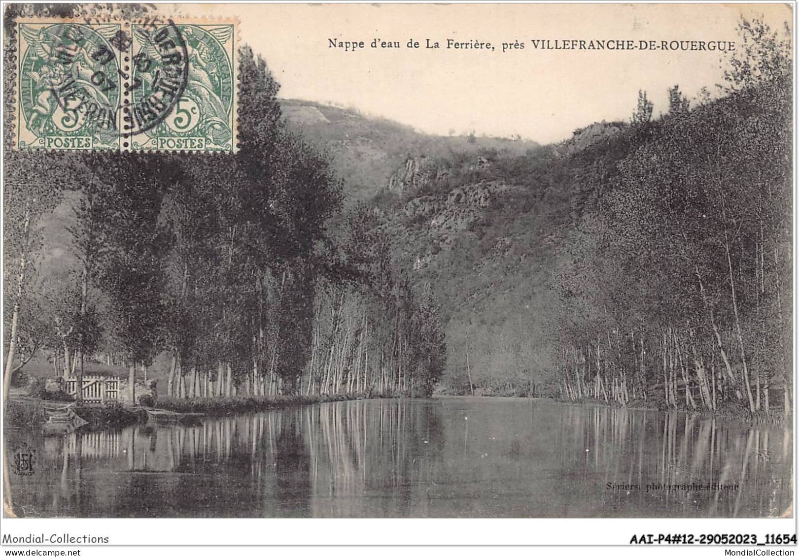 AAIP4-12-0354 - VILLEFRANCHE-DE-ROUERGUE - Nappe D'Eau De La Ferriere - Villefranche De Rouergue