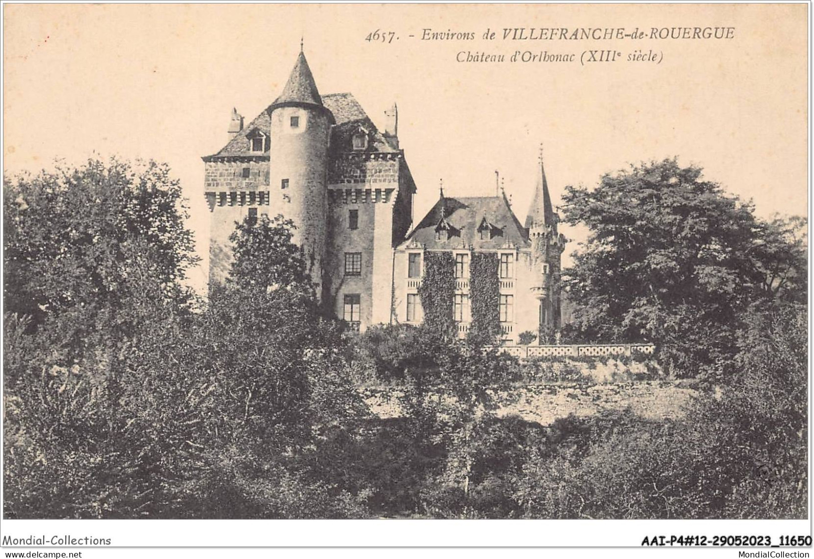 AAIP4-12-0352 - VILLEFRANCHE-DE-ROUERGUE - Chateau D'Orlbonac - Villefranche De Rouergue