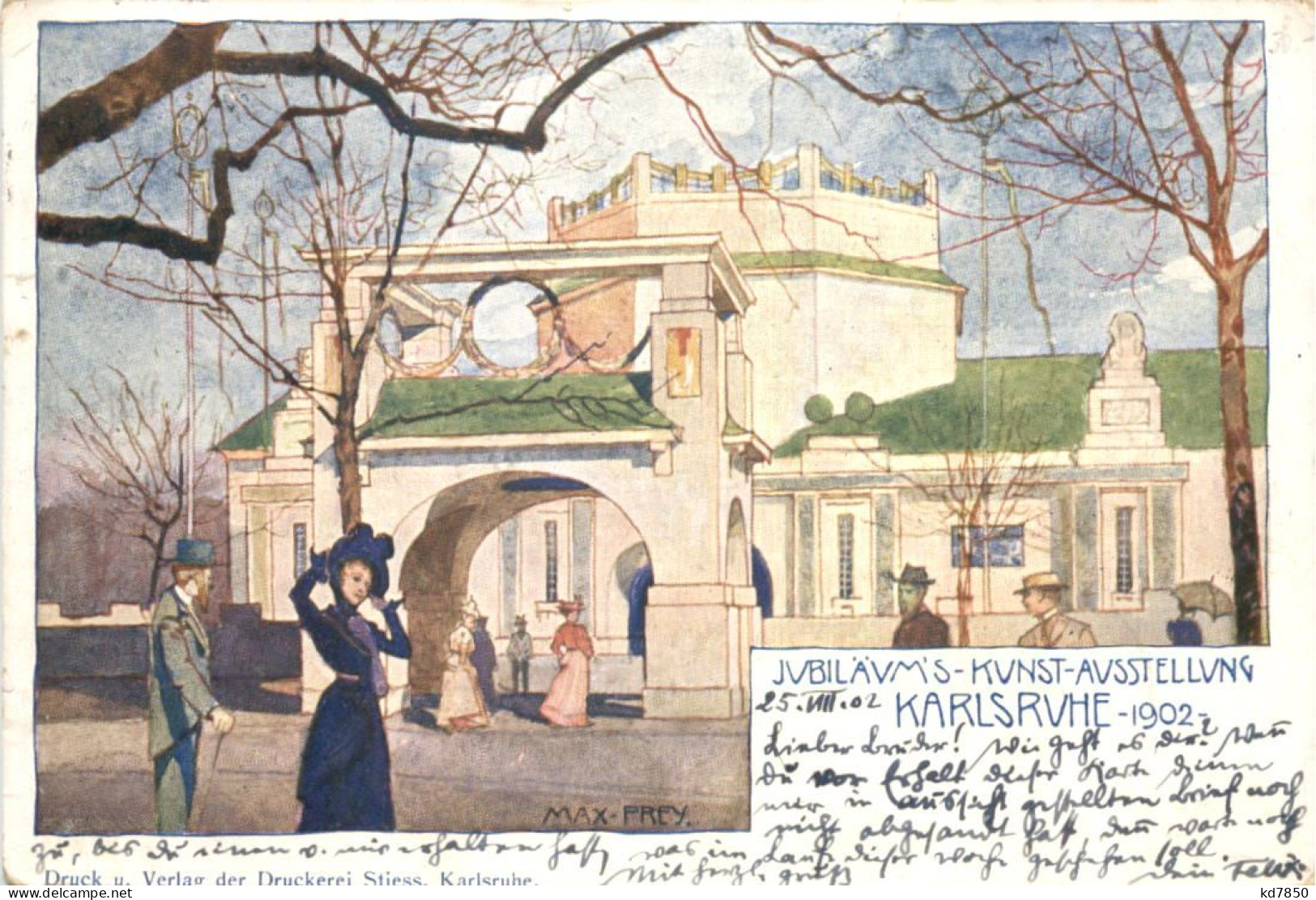 Karlsruhe - Jubiläums Kunst Ausstellung 1902 - Karlsruhe