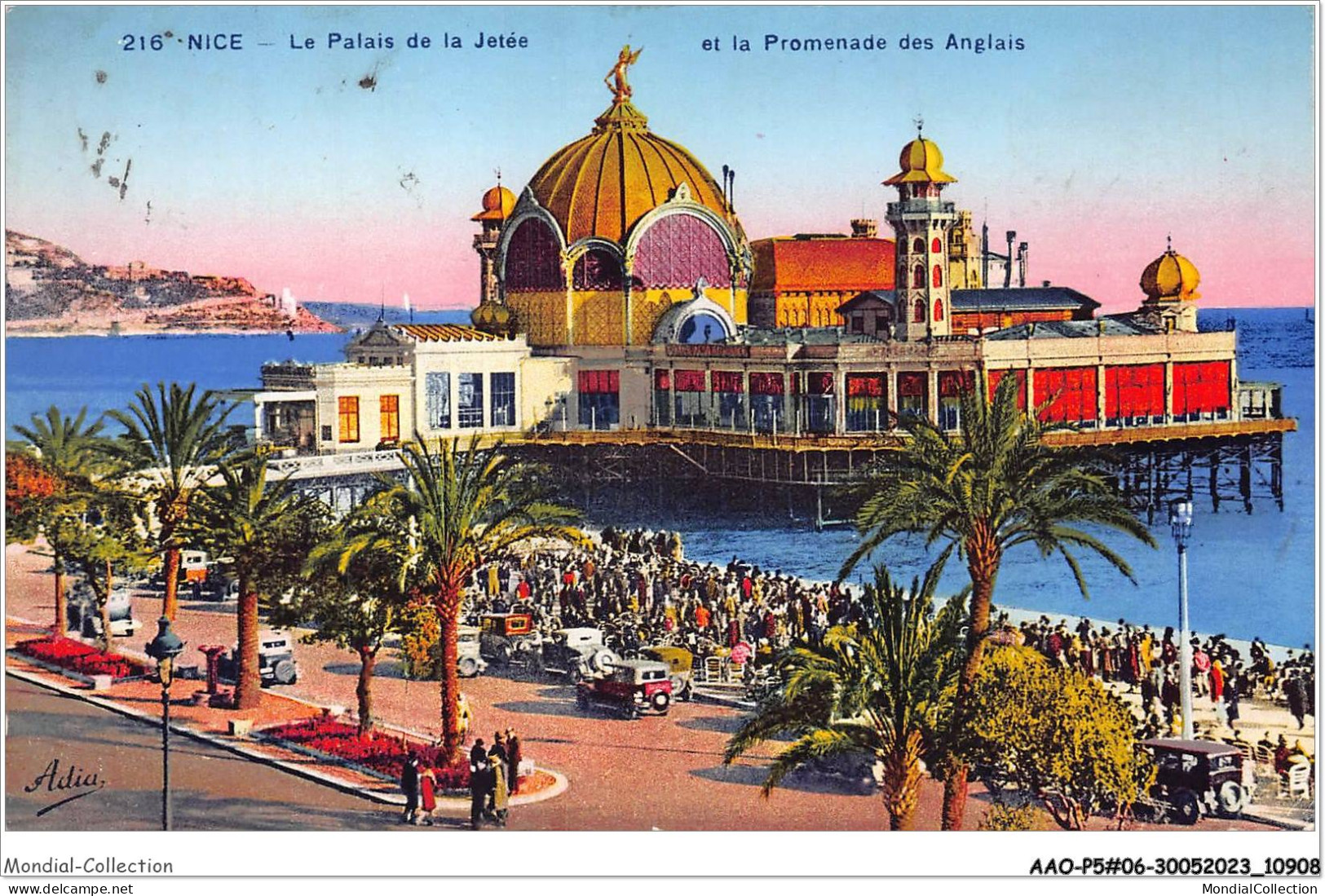 AAOP5-06-0408 - NICE - Le Palais De La Jetée Et La Promenade Des Anglais - Monuments