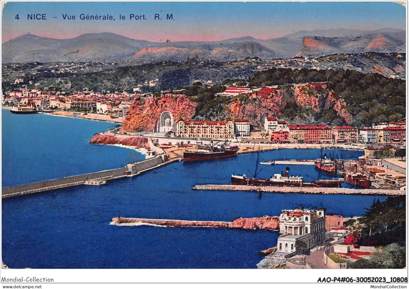 AAOP4-06-0358 - NICE - Vue Générale - Le Port - Panoramic Views