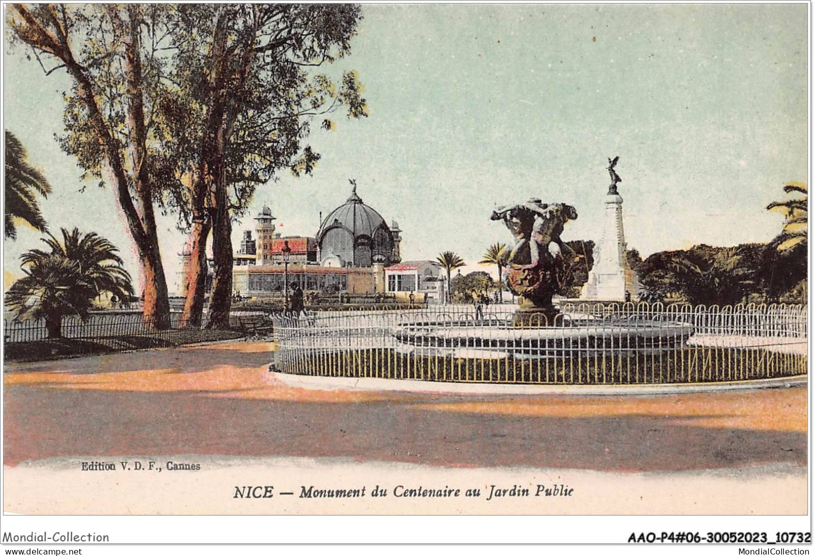 AAOP4-06-0320 - NICE - Monument Du Centenaire Au Jardin Public - Monuments, édifices