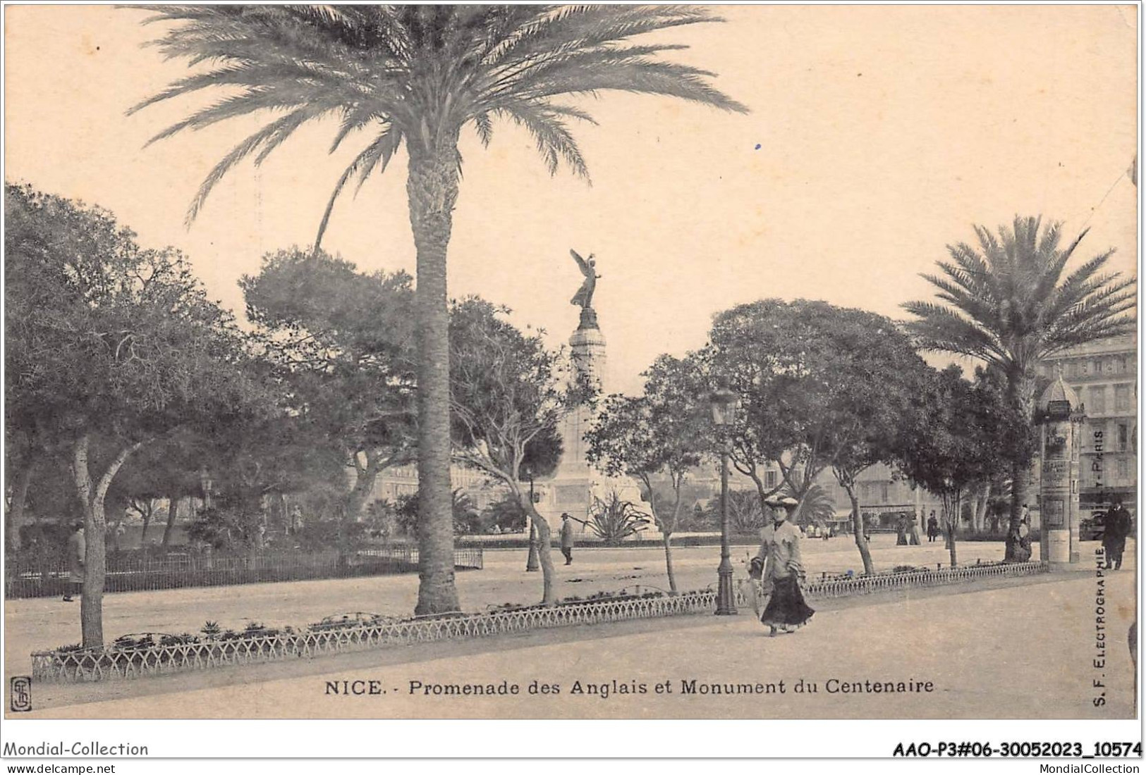 AAOP3-06-0240 - NICE - Pomenade Des Anglais Et Monument Du Centenaire - Monuments