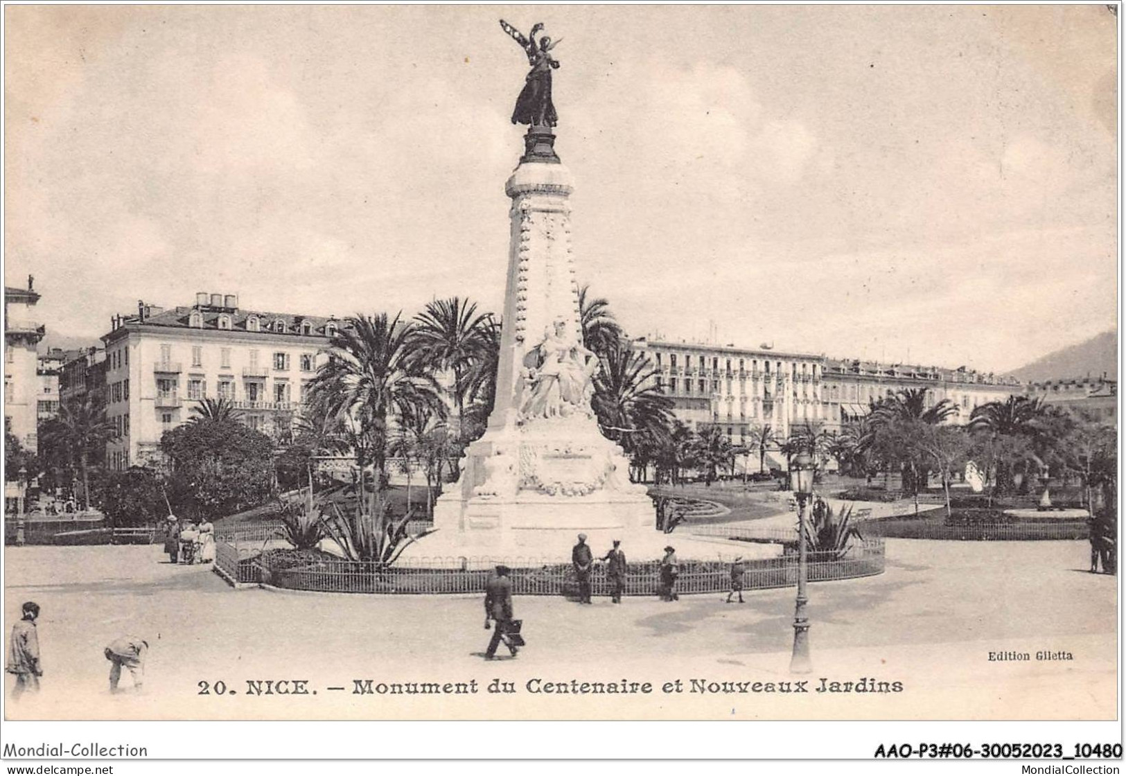 AAOP3-06-0193 - NICE - Monument Du Centenaire Et Nouveaux Jardins - Parks