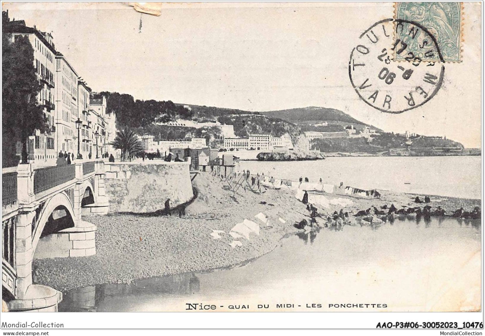 AAOP3-06-0191 - NICE - Quai Du Midi - Les Ponchettes - Multi-vues, Vues Panoramiques