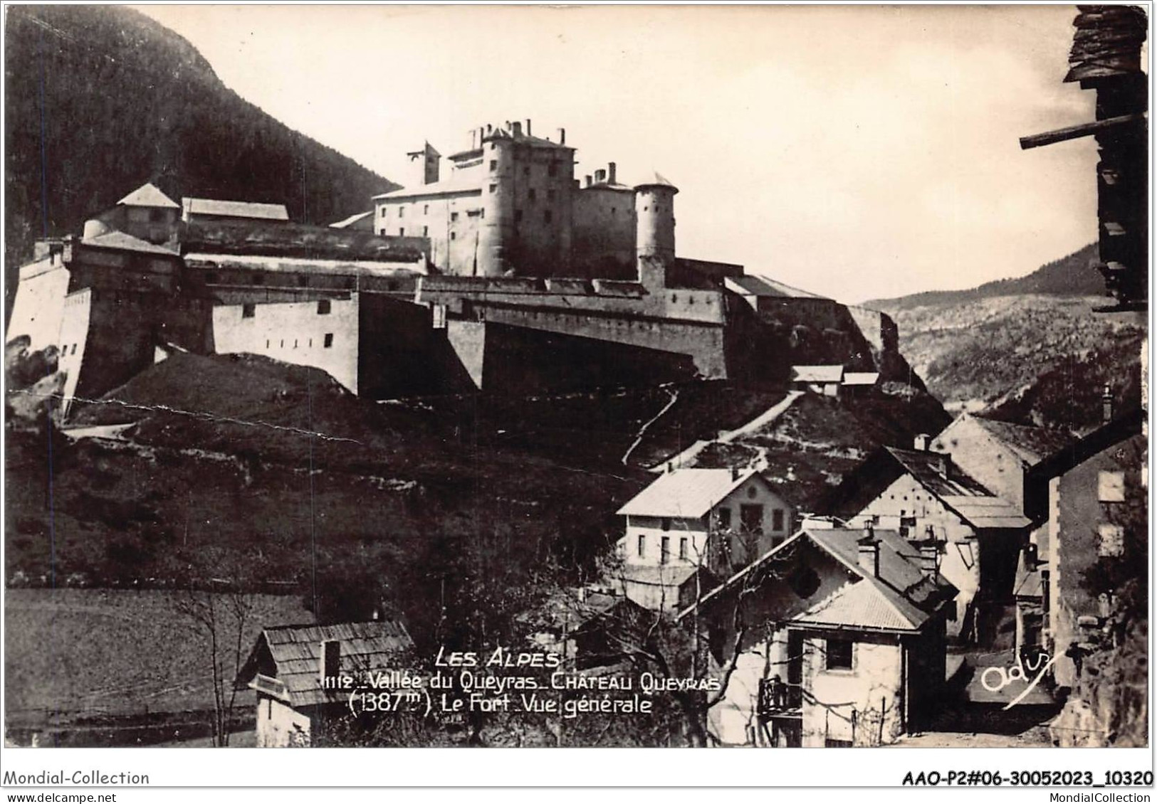 AAOP2-05-0115 - LES ALPES - Vallee Du Queyras - Chateau Queyras - Le Fort - Vue Generale - Autres & Non Classés