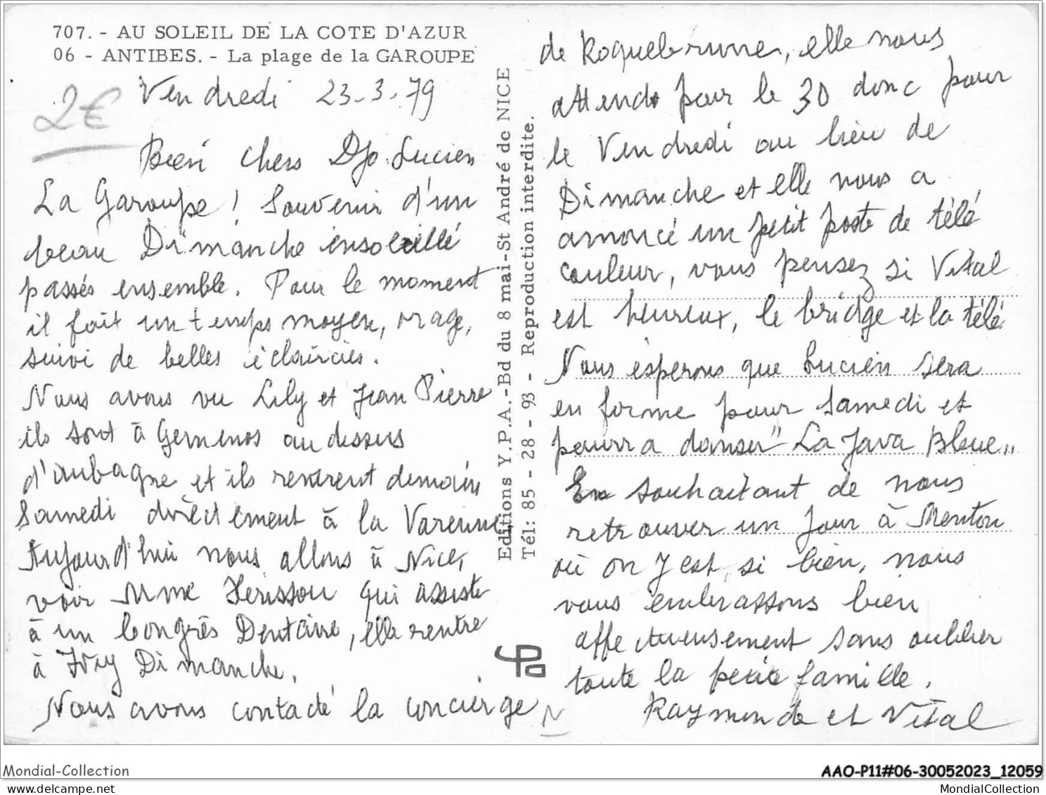 AAOP11-06-0987 - ANTIBES - La Plage De La Garoupe - Cap D'Antibes - La Garoupe