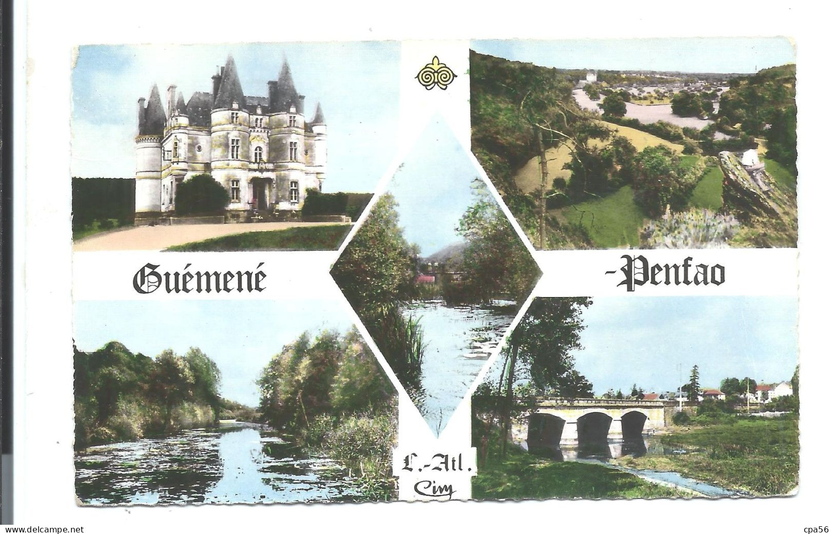 GUÉMÉNÉ PENFAO - Carte Multivues - Combier - Guémené-Penfao