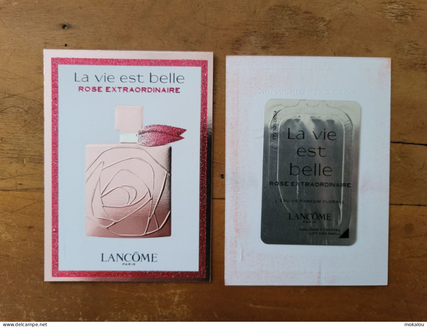 Carte Lancome La Vie Est Belle Rose Extraordinaire - Modernes (à Partir De 1961)