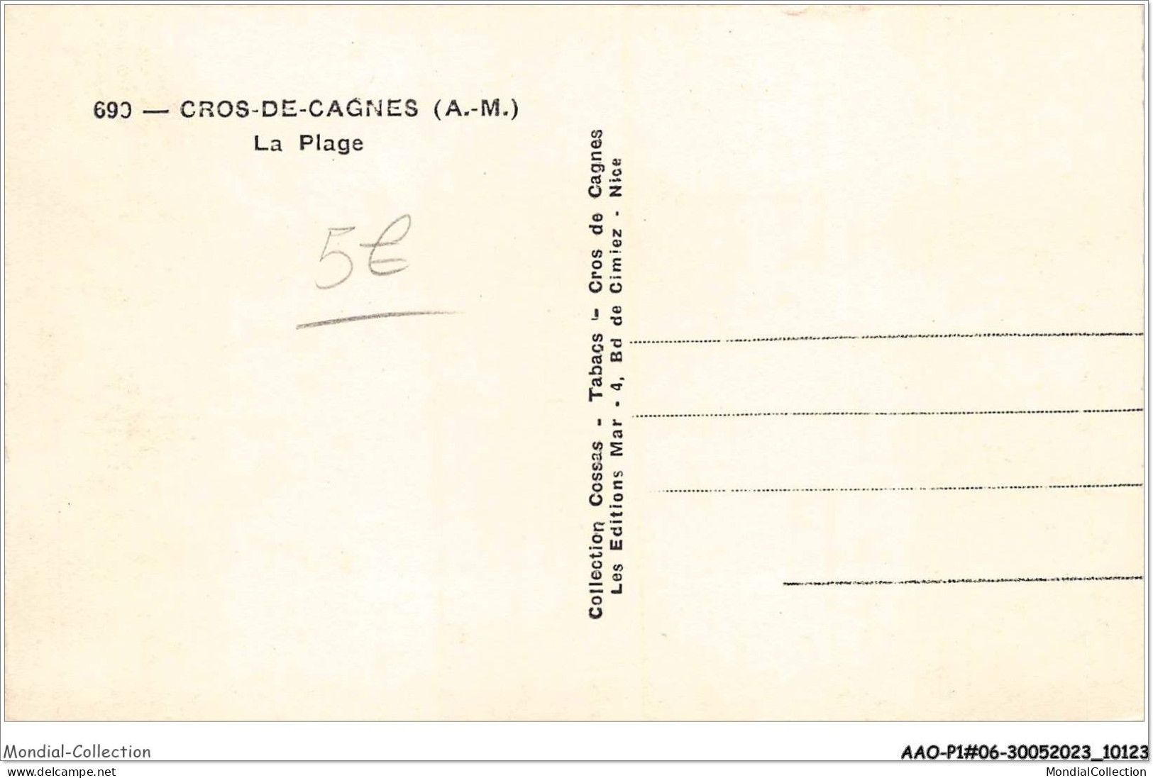 AAOP1-06-0016 - CROS-DE-CAGNES - La Plage - Cagnes-sur-Mer