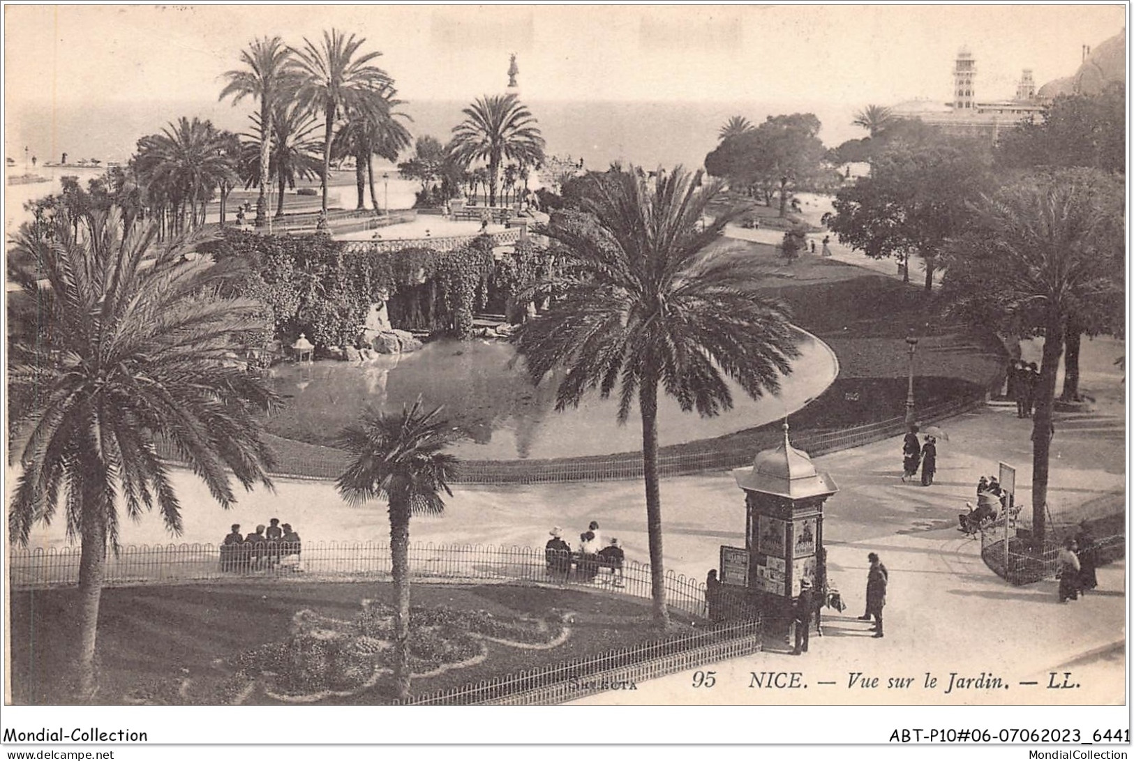 ABTP10-06-0912 - NICE - Vue Sur Le Jardin - Parks