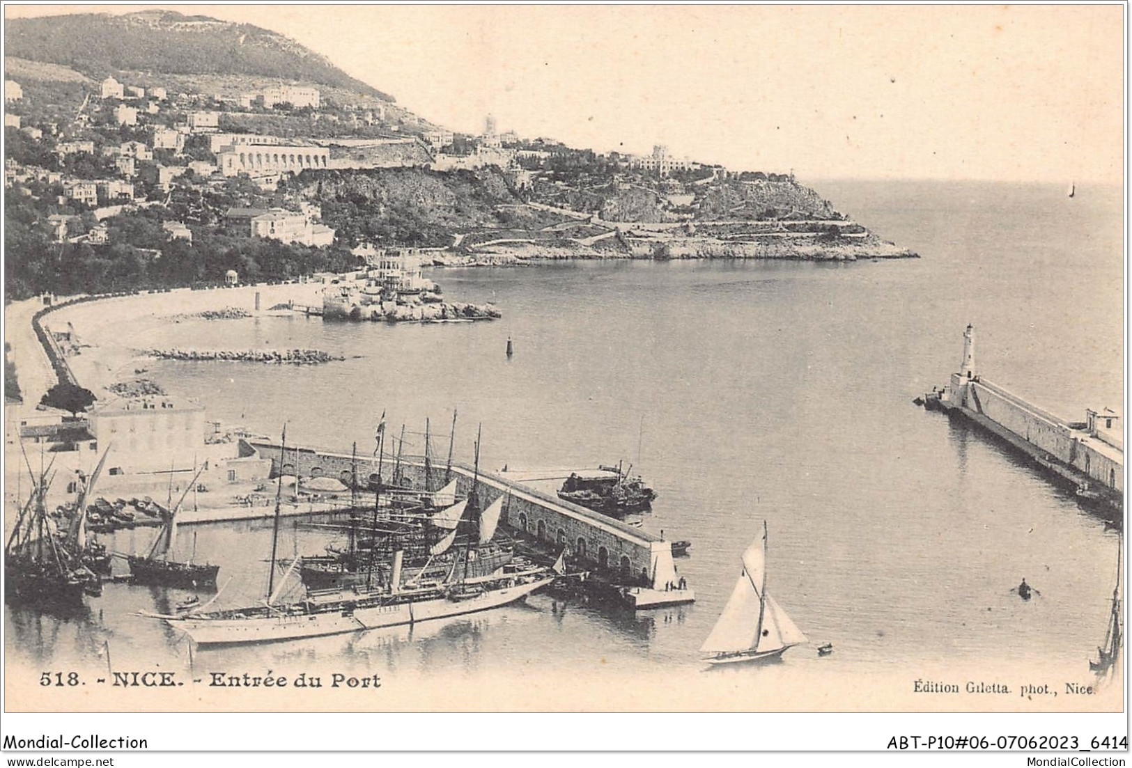 ABTP10-06-0898 - NICE - Entree Du Port - Transport (sea) - Harbour