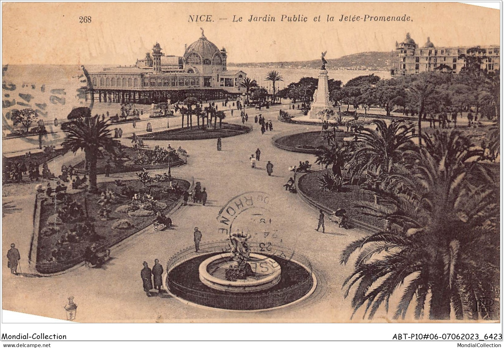 ABTP10-06-0903 - NICE - Le Jardin Public Et La Jetee Promenade - Parks, Gärten