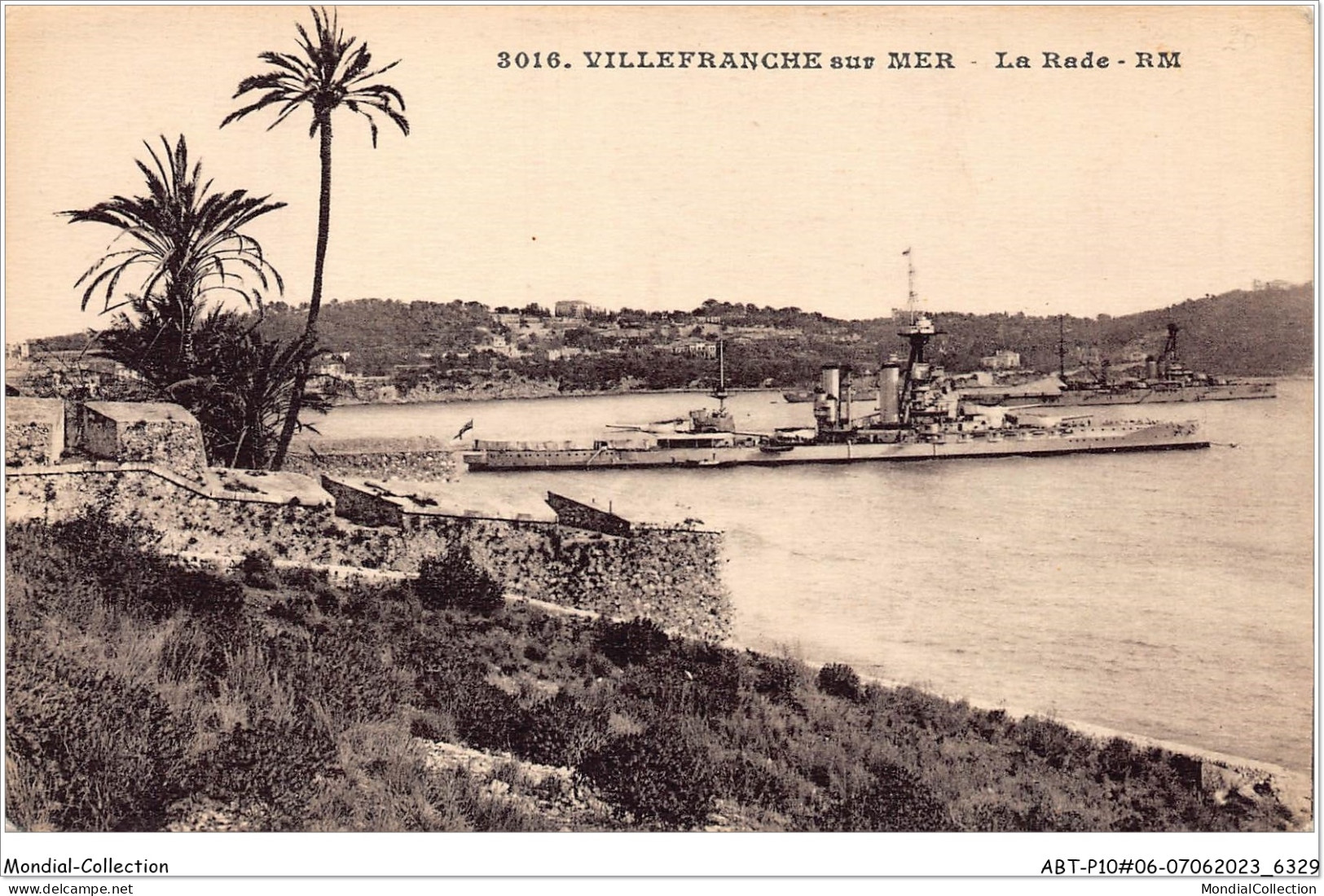 ABTP10-06-0855 - VILLEFRANCHE-SUR-MER - La Rade  - Villefranche-sur-Mer