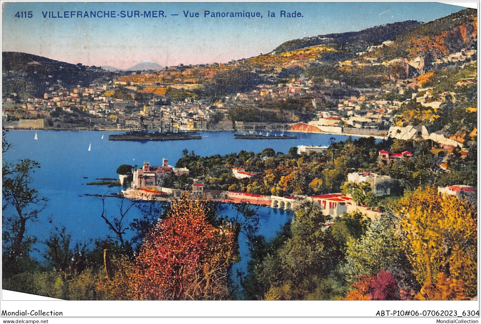 ABTP10-06-0842 - VILLEFRANCHE-SUR-MER - Vue Panoramique - La Rade - Villefranche-sur-Mer