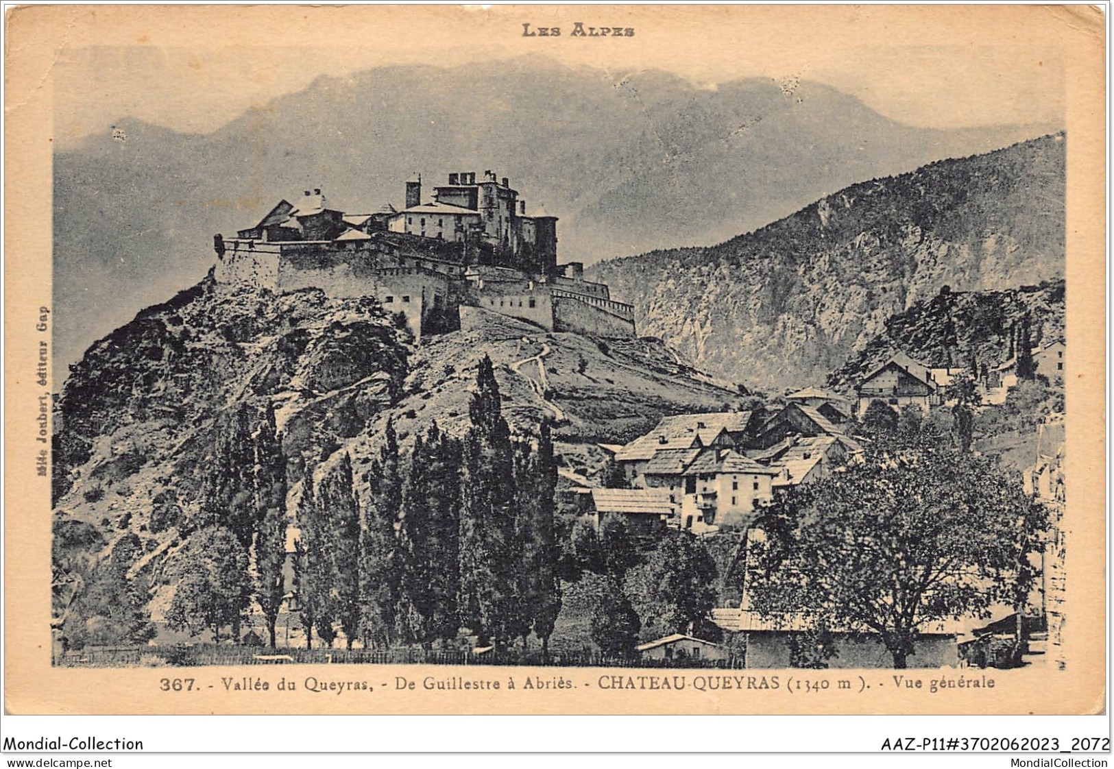AAZP11-37-1042 - Les Alpes - Vallee Du Queyras-De GUILLESTRE A Abries -Vue Generale  - Guillestre