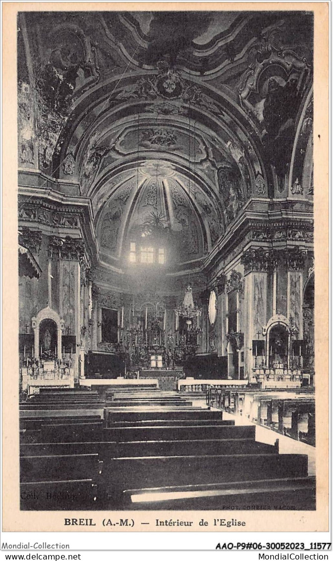 AAOP9-06-0743 - BREIL - Intérieur De L'eglise - Breil-sur-Roya