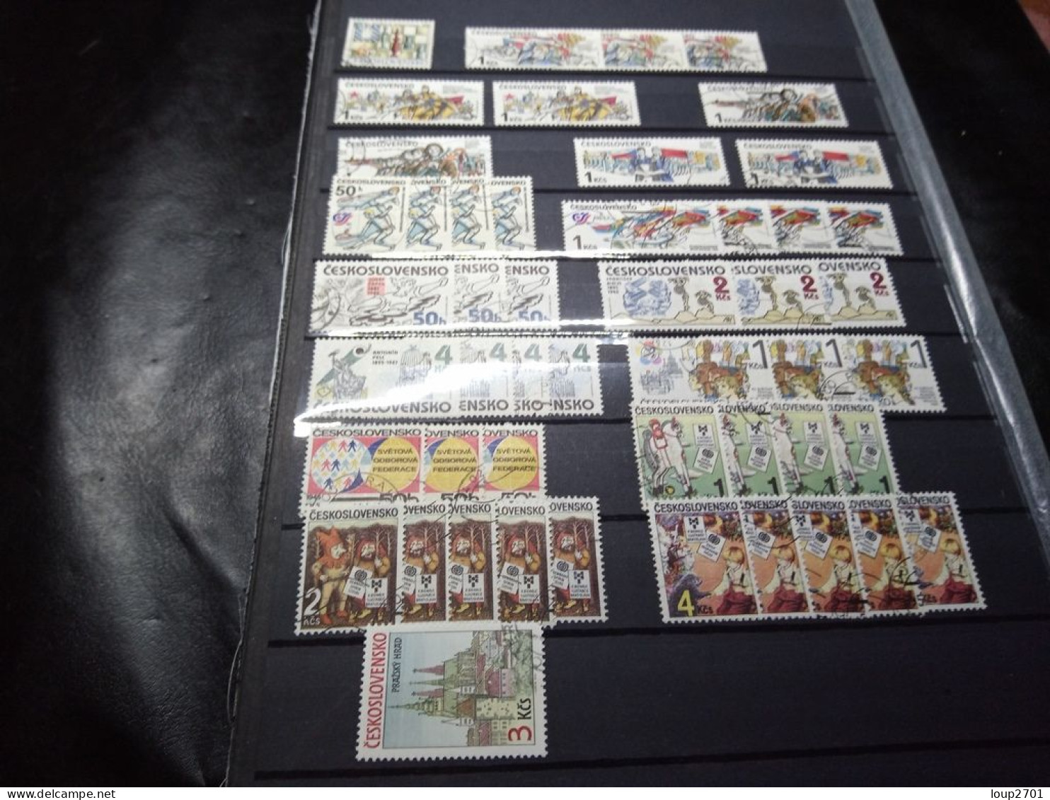 DM969 LOT FEUILLES TCHECOSCLOVAQUIE N / O A TRIER COTE++ DEPART 10€ - Collections (en Albums)