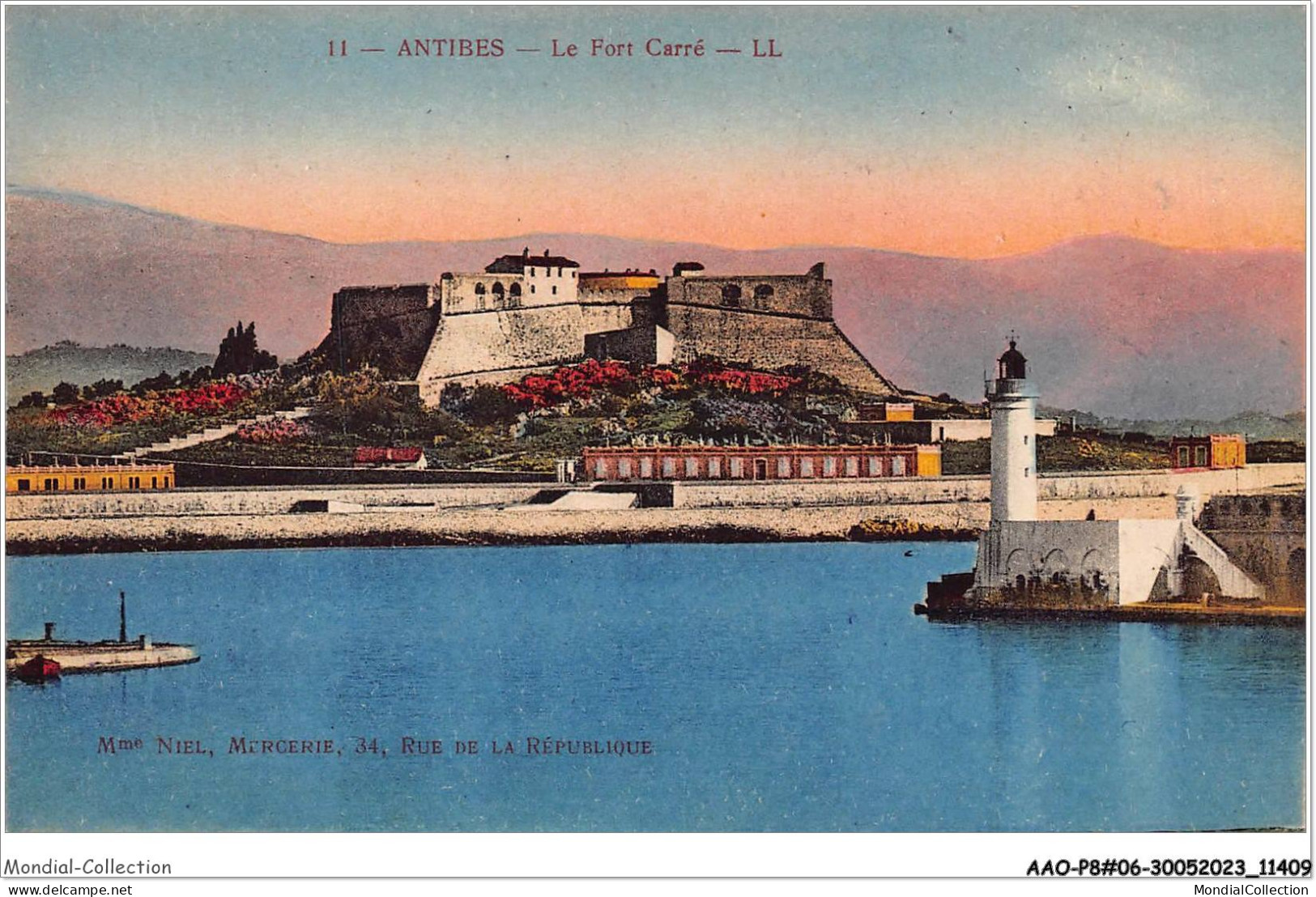 AAOP8-06-0659 - ANTIBES - Le Fort Carré - Antibes - Oude Stad