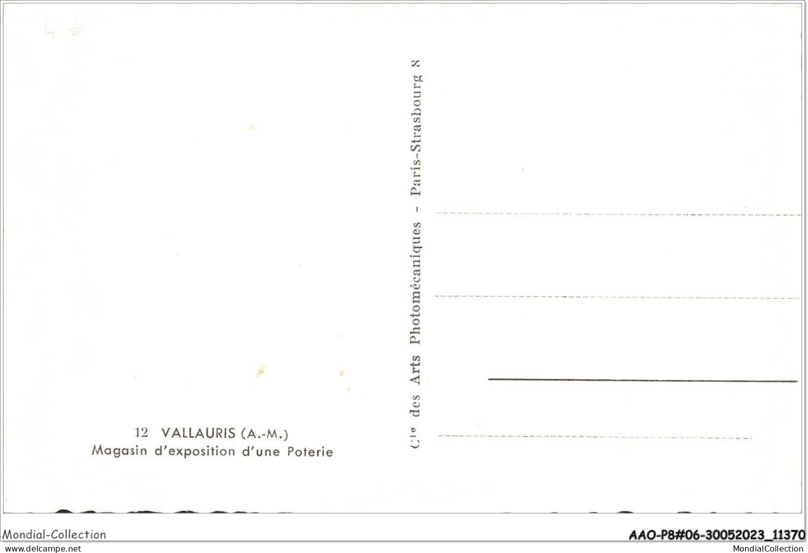 AAOP8-06-0639 - VALLAURIS - Magasin D'exposition D'une Poterie - Vallauris