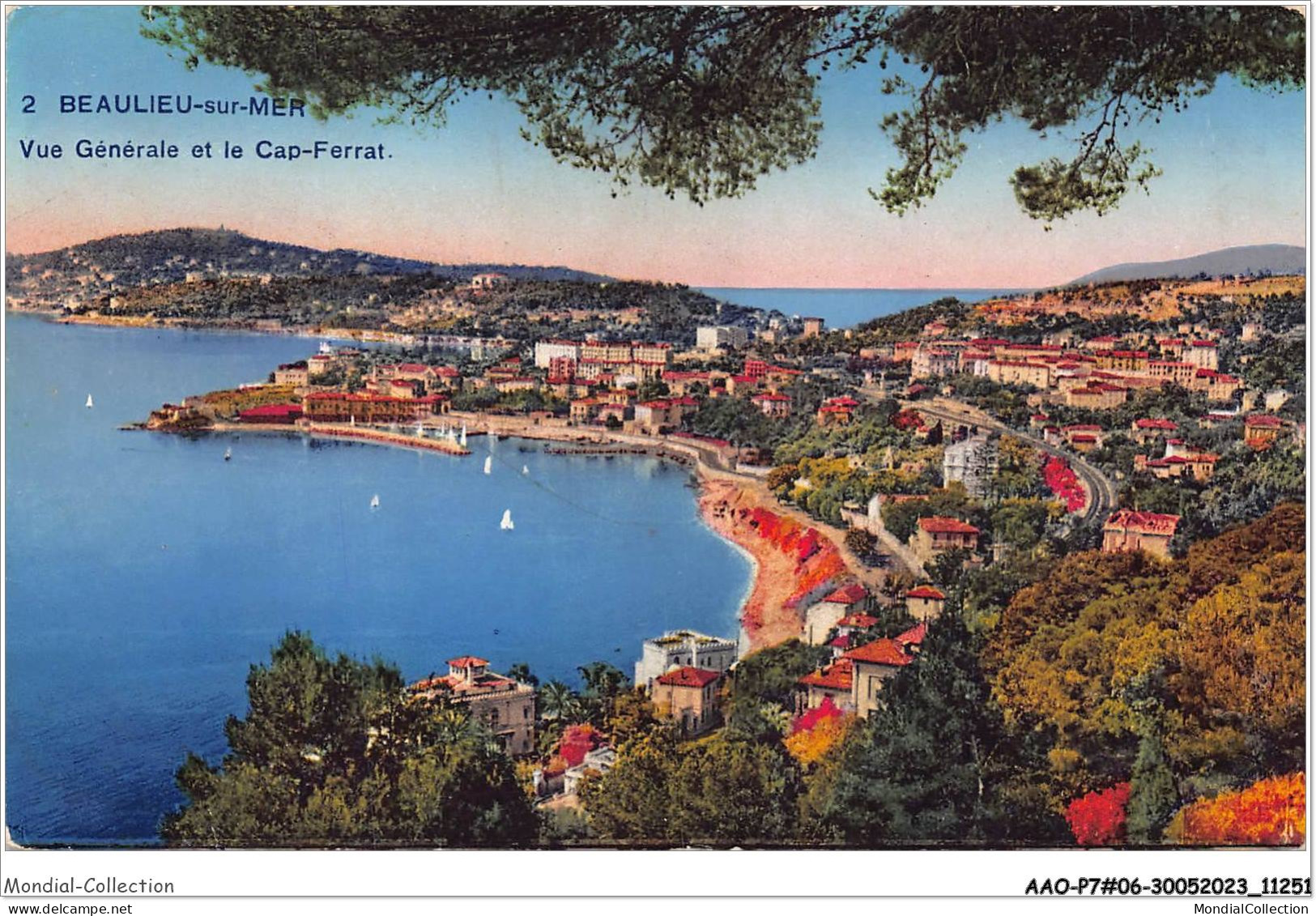 AAOP7-06-0580 - BEAULIEU-SUR-MER - Vue Générale Et Cap-Ferrat - Beaulieu-sur-Mer