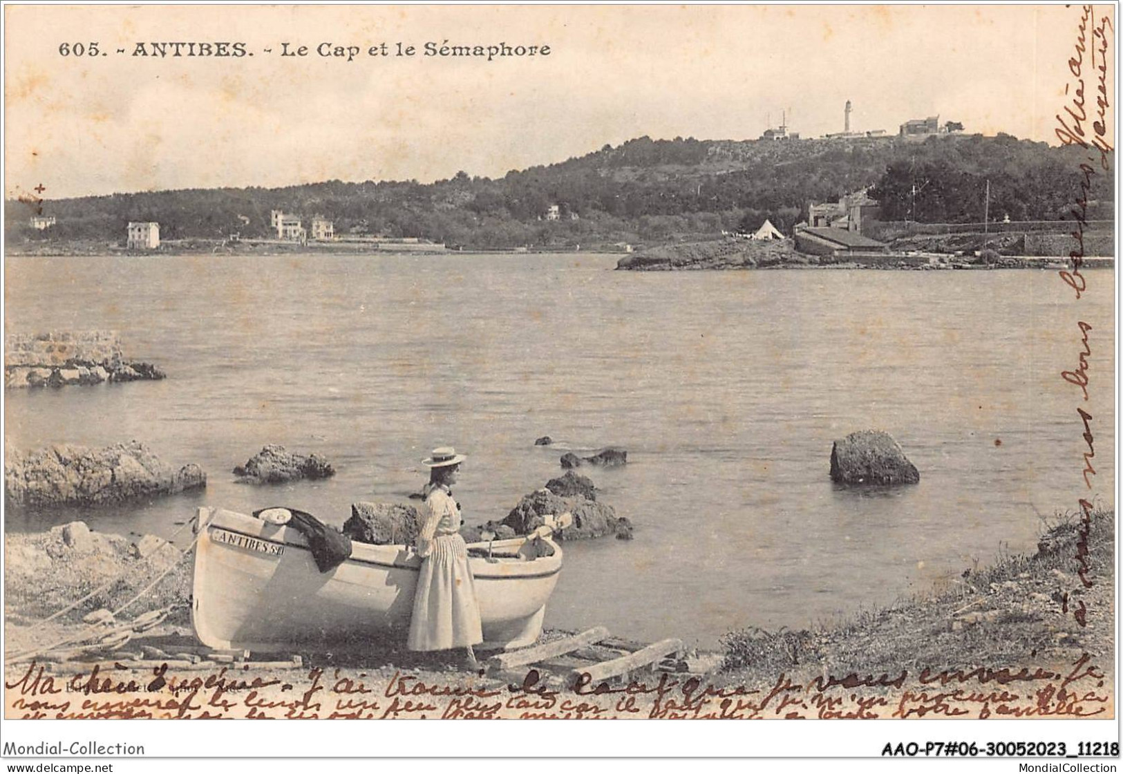 AAOP7-06-0563 - ANTIBES - Le Cap Et Le Sémaphore - Cap D'Antibes - La Garoupe