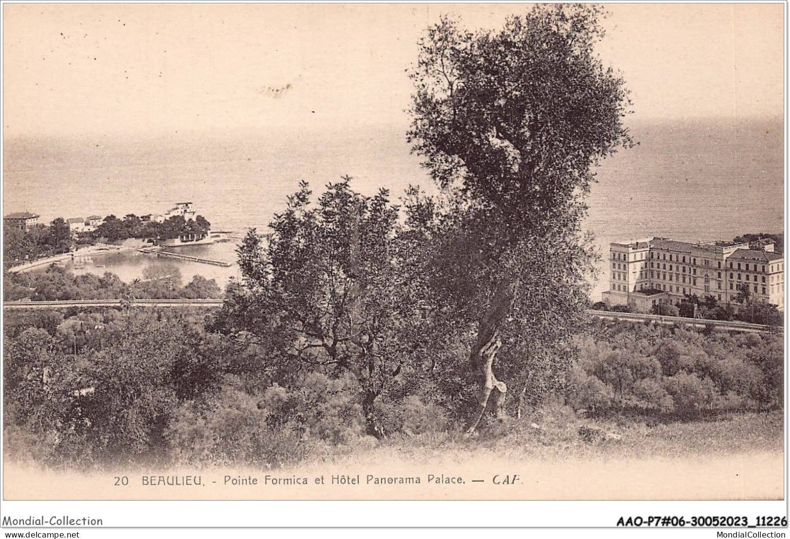 AAOP7-06-0567 - BEAULIEU - Pointe Formica Et Hôtel Panorama Palace - Beaulieu-sur-Mer