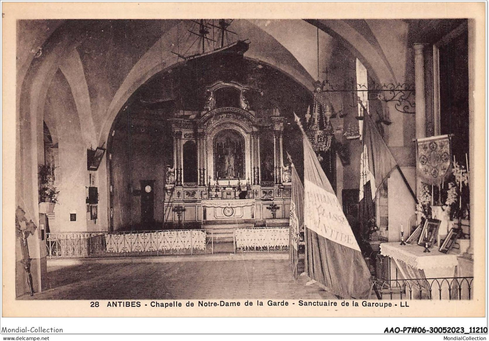 AAOP7-06-0559 - ANTIBES - Chapelle De Motre-dame De La Garde - Sanctuaire De La Garoupe - Cap D'Antibes - La Garoupe
