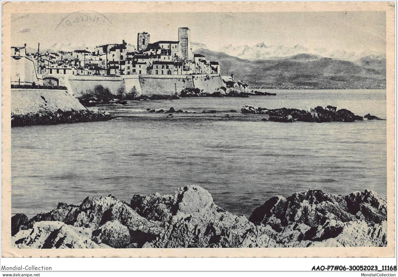 AAOP7-06-0538 - ANTIBES Et La Chaine Des Alpes - Antibes - Oude Stad