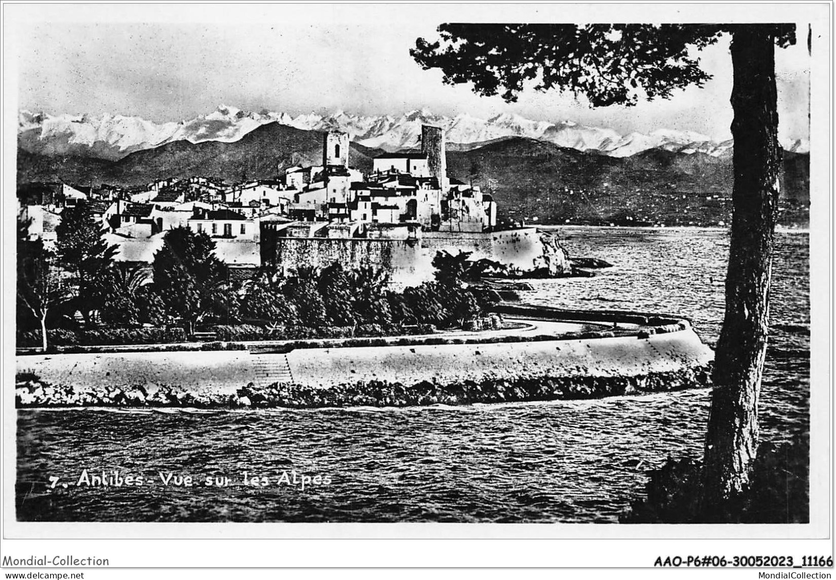 AAOP6-06-0537 - ANTIBES - Vue Sur Les Alpes - Antibes - Oude Stad