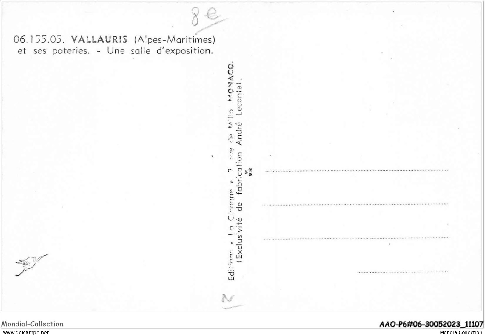 AAOP6-06-0507 - VALLAURIS Et Ses Poteries - Une Salle D'exposition - Vallauris