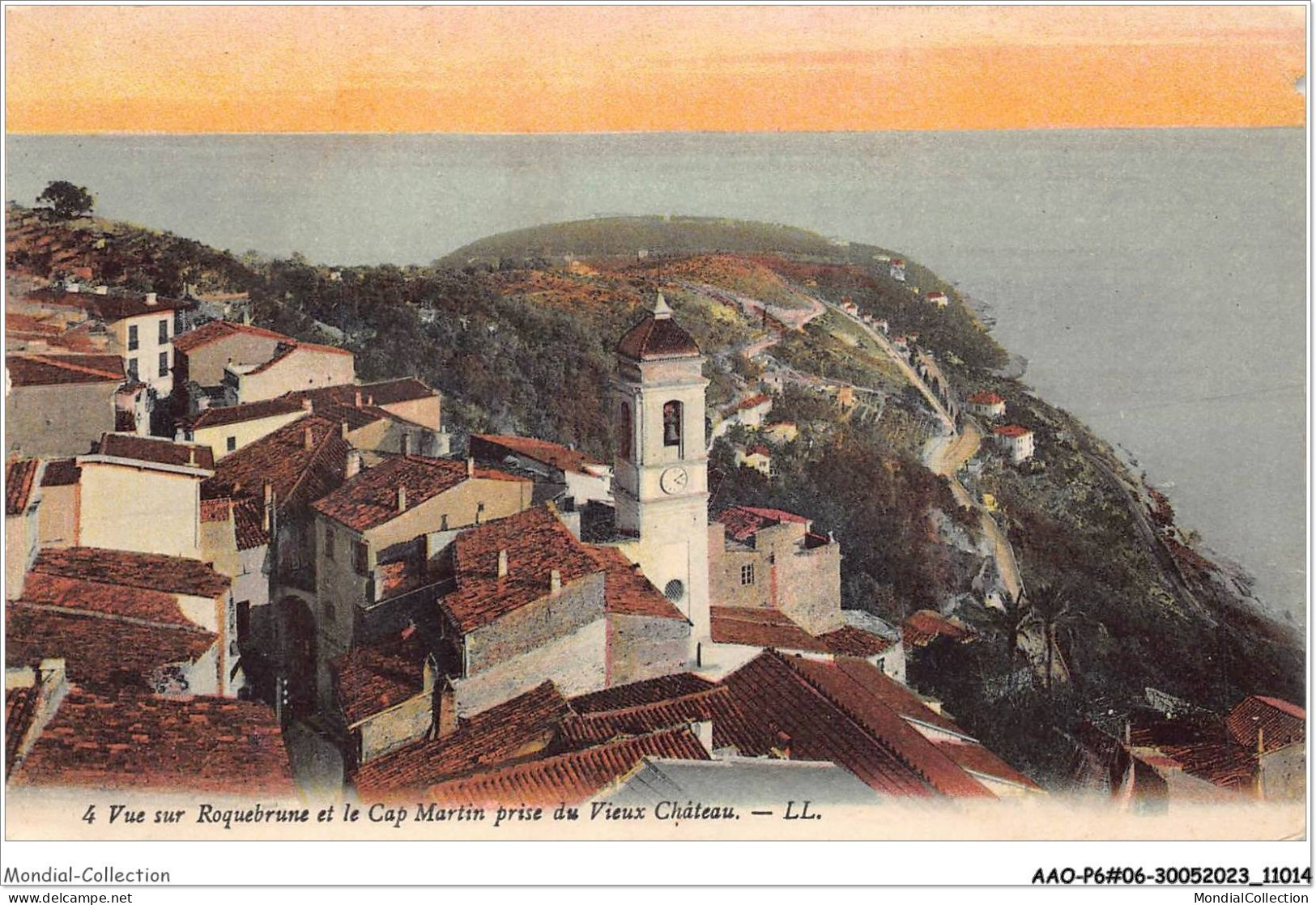 AAOP6-06-0461 - Vue Sur ROQUEBRUNE Et Le Cap Martin Prise Du Vieux Château - Roquebrune-Cap-Martin