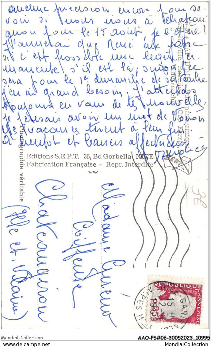 AAOP5-06-0451 - Vue Panoramique Sur La Ville - Beaulieu - Le Cap Ferrat - Ville Franche - Beaulieu-sur-Mer