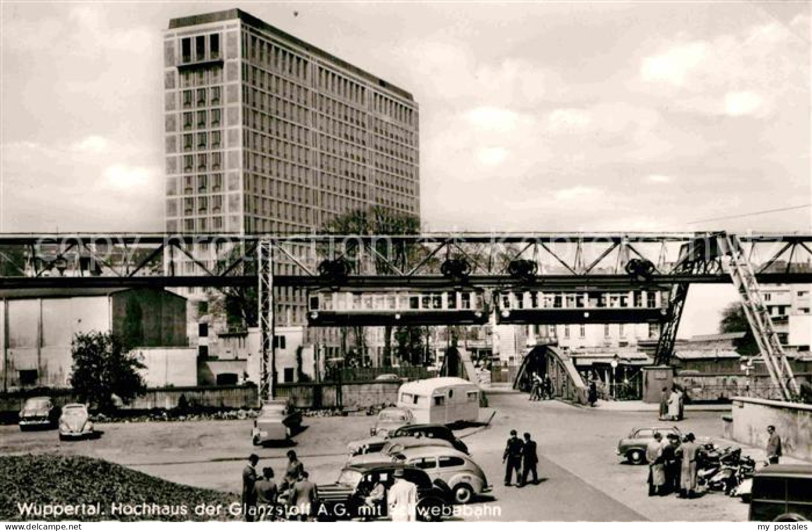 72634638 Wuppertal Schwebebahn Hochhaus Glanzstoff AG Wuppertal - Wuppertal