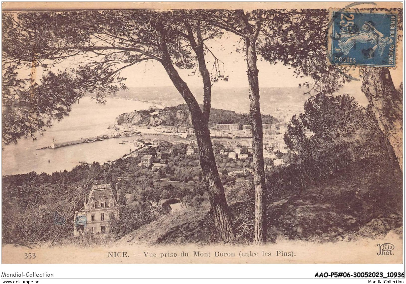 AAOP5-06-0422 - NICE - Vue Prise Du Mont Boron - Panorama's